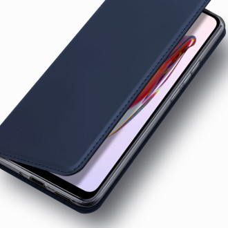 Dux Ducis Skin Pro Case pro Xiaomi Redmi 11A / Poco C55 / Redmi 12C Cover Flip Card Wallet Stand Blue