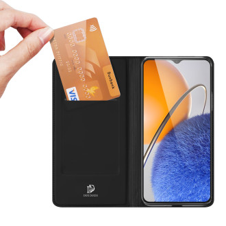 Pouzdro Dux Ducis Skin Pro pro Huawei nova Y61 flip cover card stojánek na peněženku černý