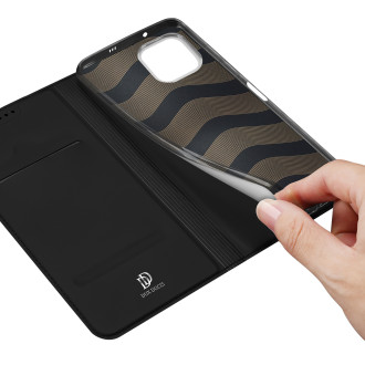 Pouzdro Dux Ducis Skin Pro pro Huawei nova Y61 flip cover card stojánek na peněženku černý