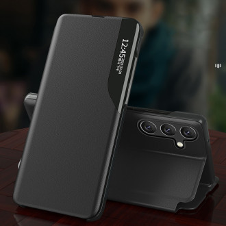 Pouzdro Eco Leather View Case pro Xiaomi 13 Lite s odklápěcím stojánkem černé
