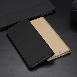 Dux Ducis Skin Pro Case pro Xiaomi Redmi Note 12 Pro+ Flip Card Wallet Stand Gold
