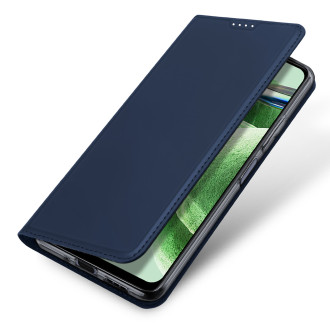 Pouzdro Dux Ducis Skin Pro pro Xiaomi Redmi Note 12 Pro+ flip cover card stojánek na peněženku modrý