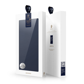 Pouzdro Dux Ducis Skin Pro pro Xiaomi Redmi Note 12 Pro+ flip cover card stojánek na peněženku modrý