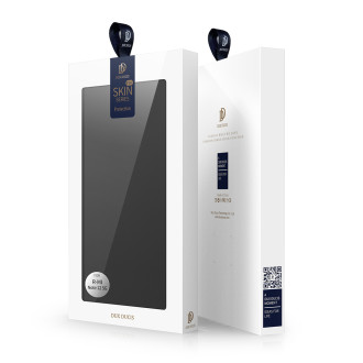 Pouzdro Dux Ducis Skin Pro pro Xiaomi Redmi Note 12 Pro+ flip cover card stojánek na peněženku černý