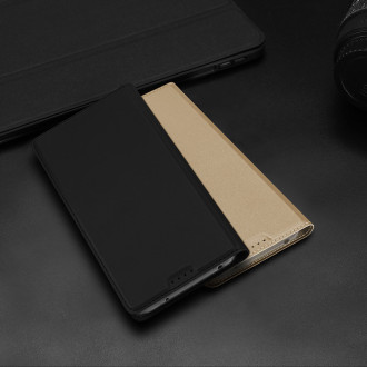 Dux Ducis Skin Pro Case pro Xiaomi Redmi Note 12 Cover Flip Card Wallet Stand Gold