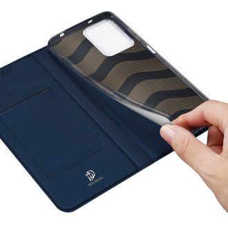 Dux Ducis Skin Pro Case pro Xiaomi Redmi Note 12 Flip Card Wallet Stand Blue