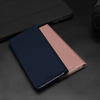 Dux Ducis Skin Pro Case pro Xiaomi Redmi Note 12 Flip Card Wallet Stand Blue