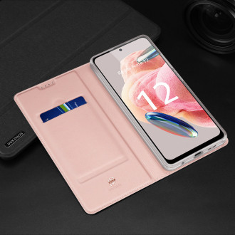 Dux Ducis Skin Pro Case pro Xiaomi Redmi Note 12 Flip Card Wallet Stand Blue