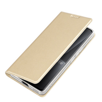 Dux Ducis Skin Pro Case pro Xiaomi 13 Lite Flip Card Wallet Stand Gold