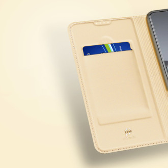 Dux Ducis Skin Pro Case pro Xiaomi 13 Lite Flip Card Wallet Stand Gold