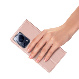 Pouzdro Dux Ducis Skin Pro pro Xiaomi 13 Lite Flip Card Wallet Stand Pink