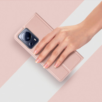 Pouzdro Dux Ducis Skin Pro pro Xiaomi 13 Lite Flip Card Wallet Stand Pink