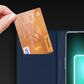Dux Ducis Skin Pro Case pro Realme GT Neo 5 / Realme GT3 Flip Cover Card Wallet Stand Black