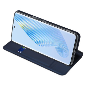 Pouzdro Dux Ducis Skin Pro pro Honor Magic5 Flip Card Wallet Stand Blue