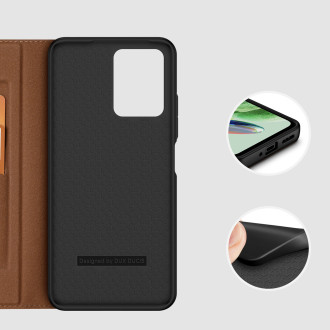 Pouzdro Dux Ducis Skin X2 pro Xiaomi Redmi Note 12 5G / Poco X5 5G Cover Flip Wallet Stand Brown