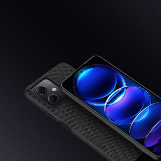 Nillkin Textured Case pro Xiaomi Redmi Note 12 5G / Poco X5 5G zesílený nylonový kryt černý