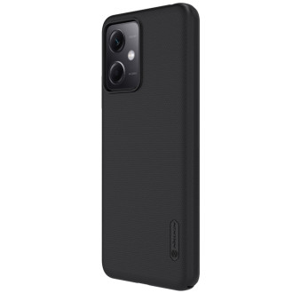 Pouzdro Nillkin Super Frosted Shield pro Xiaomi Redmi Note 12 5G / kryt Poco X5 5G + stojánek na telefon černý