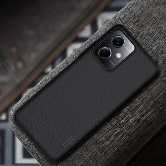 Pouzdro Nillkin Super Frosted Shield pro Xiaomi Redmi Note 12 5G / kryt Poco X5 5G + stojánek na telefon černý
