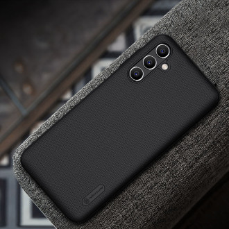 Pouzdro Nillkin Super Frosted Shield pro Samsung Galaxy A14 5G / kryt Galaxy A14 + stojánek na telefon černý