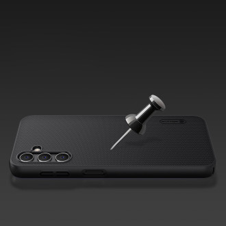 Pouzdro Nillkin Super Frosted Shield pro Samsung Galaxy A14 5G / kryt Galaxy A14 + stojánek na telefon černý