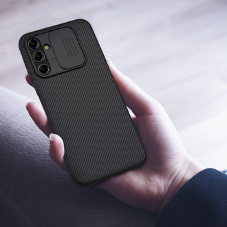 Nillkin CamShield Case pro Samsung Galaxy A14 5G / kryt Galaxy A14 s krytem fotoaparátu modrý