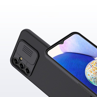 Nillkin CamShield Case pro Samsung Galaxy A14 5G / kryt Galaxy A14 s krytem fotoaparátu modrý
