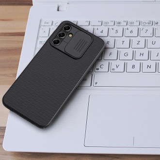 Nillkin CamShield Case pro Samsung Galaxy A14 5G / kryt Galaxy A14 s krytem fotoaparátu modrý