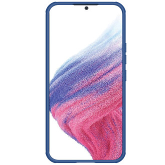 Pouzdro Nillkin Super Frosted Shield Pro pro Samsung Galaxy A54 5G Armor Case + stojánek na telefon modrý