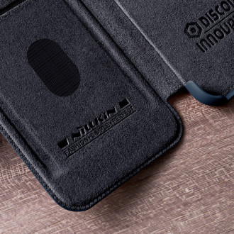 Nillkin Qin Leather Pro Case pro Samsung Galaxy A54 5G Flip Cover Cover Camera Black