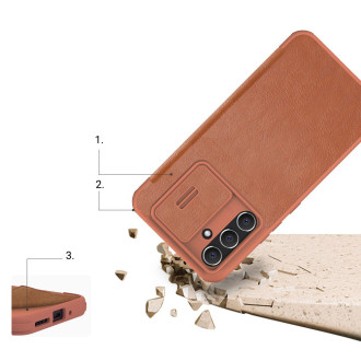 Nillkin Qin Leather Pro Case pro Samsung Galaxy A54 5G Flip Cover Cover Camera Black