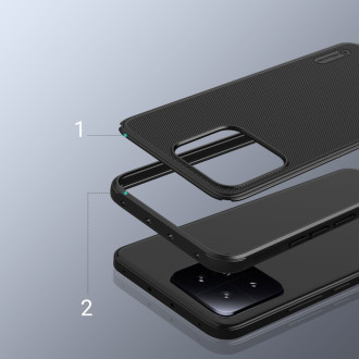 Pouzdro Nillkin Super Frosted Shield Pro pro pancéřový kryt Xiaomi 13 + stojánek na telefon černý
