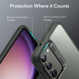 ESR CLASSIC STOJAN GALAXY S23+ PLUS ČIRÁ/ZELENÁ