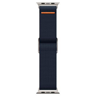 Látkový řemínek pro Apple Watch 4/5/6/7/8/SE/Ultra (44/45/49 mm) Spigen Fit Lite Ultra – tmavě modrá