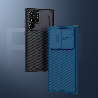 Nillkin CamShield Pro Case Armored Case Cover Kryt fotoaparátu Samsung Galaxy S22 Ultra černý