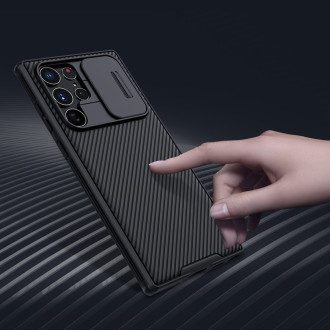 Nillkin CamShield Pro Case Armored Case Cover Kryt fotoaparátu Samsung Galaxy S22 Ultra černý