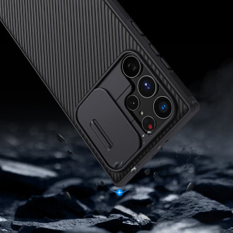 Nillkin CamShield Pro Case Armored Case Cover Kryt fotoaparátu Samsung Galaxy S22 Ultra černý