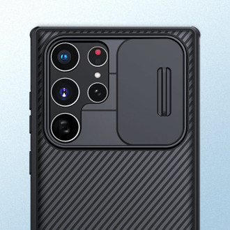 Nillkin CamShield Pro Case Armored Case Cover Kryt fotoaparátu Samsung Galaxy S22 Ultra černý