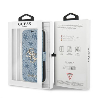Guess GUBKP13M4GMGBL iPhone 13 6,1" niebieski/blue book 4G Big Metal Logo