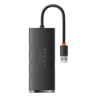Baseus Lite Series HUB 4-Port (USB-A to 4xUSB-A 3.0) 0.25m black (WKQX030001)