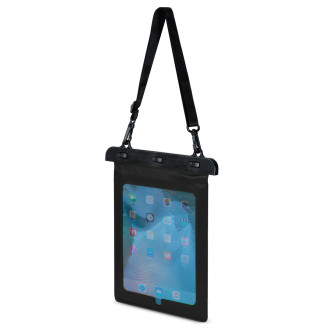 Vodotěsné PVC pouzdro na tablet - černé
