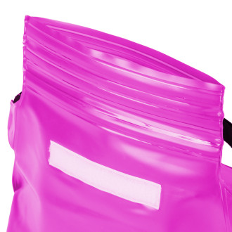 PVC voděodolný vak / pasový vak - růžový
