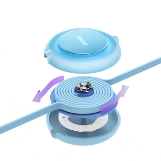 Baseus Bright Mirror 2 3in1 USB Type A cable - micro USB + Lightning + USB Type C 3.5A 1.1m blue (CAMJ010017)