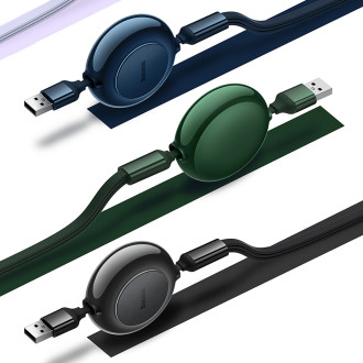 Baseus Bright Mirror 2 3in1 USB Type A cable - micro USB + Lightning + USB Type C 3.5A 1.1m blue (CAMJ010017)