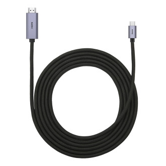 Baseus High Definition Series adapter cable USB Type C - HDMI 2.0 4K 60Hz 3m black (WKGQ010201)