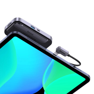 Baseus PadJoy univerzální USB-C HUB pro tablet / smartphone 4v1 USB-C - tmavě šedý