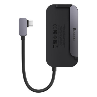 Baseus PadJoy univerzální USB-C HUB pro tablet / smartphone 4v1 USB-C - tmavě šedý