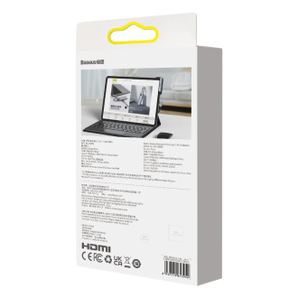Baseus PadJoy univerzální 6v1 USB-C USB-C HUB pro tablet / smartphone - tmavě šedá