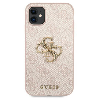 Guess GUHCN614GMGPI iPhone 11 6.1 &quot;/ Xr pink / pink hardcase 4G Big Metal Logo