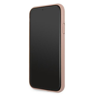 Guess GUHCN614GMGPI iPhone 11 6.1 &quot;/ Xr pink / pink hardcase 4G Big Metal Logo