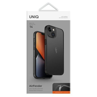 Uniq case Air Fender iPhone 14 6.1 &quot;gray / smoked gray tinted